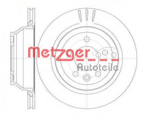 METZGER 6110344 гальмівний диск