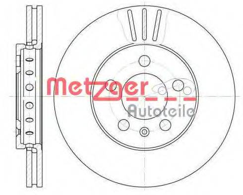 METZGER 654510 гальмівний диск