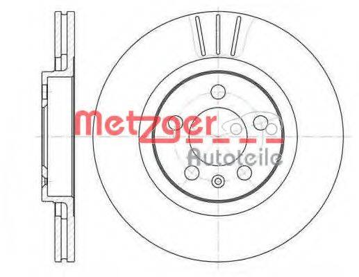 METZGER 654610 гальмівний диск