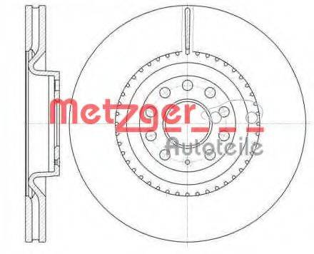 METZGER 679110 гальмівний диск