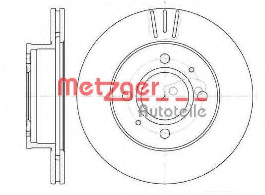 METZGER 6110237 гальмівний диск
