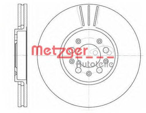METZGER 654410 гальмівний диск