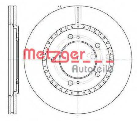 METZGER 669910 гальмівний диск