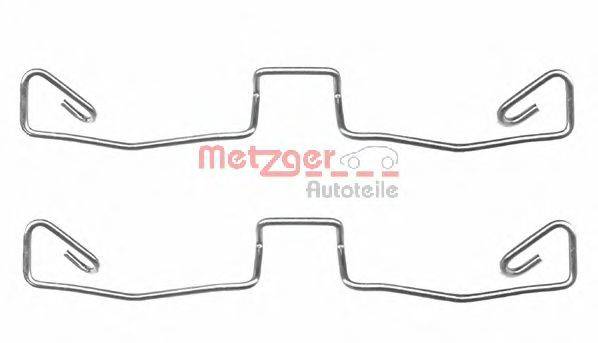 METZGER 1091633 Комплектуючі, колодки дискового гальма