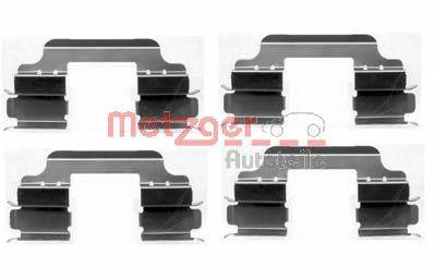 METZGER 1091648 Комплектуючі, колодки дискового гальма