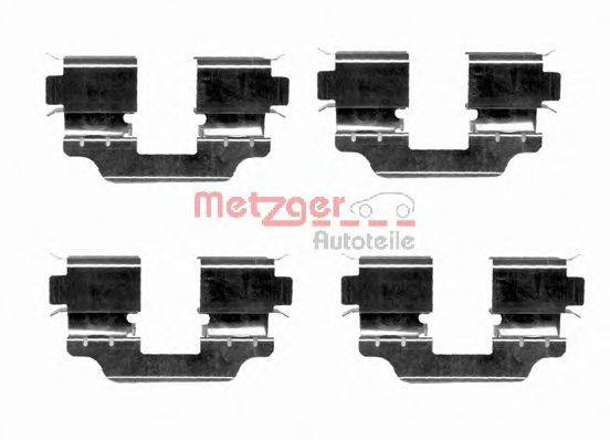 METZGER 1091653 Комплектуючі, колодки дискового гальма