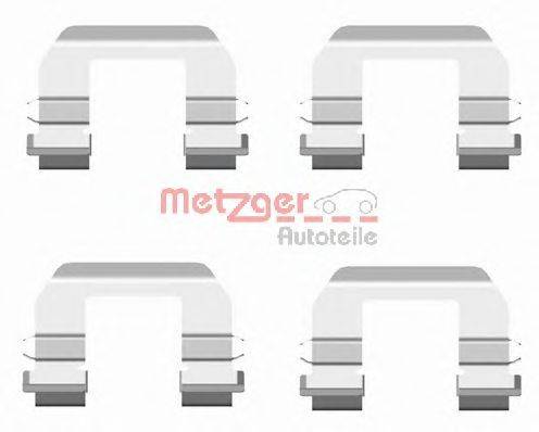 METZGER 1091693 Комплектуючі, колодки дискового гальма
