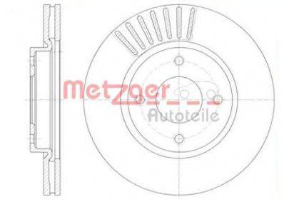 METZGER 6141010 гальмівний диск