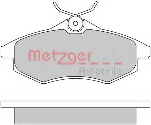 METZGER 1170163 Комплект гальмівних колодок, дискове гальмо