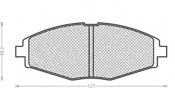 MAGNETI MARELLI 430216171051 Комплект гальмівних колодок, дискове гальмо