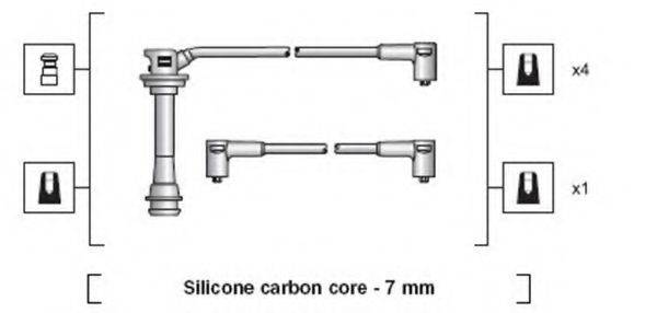 MAGNETI MARELLI 941318111077 Комплект дротів запалювання