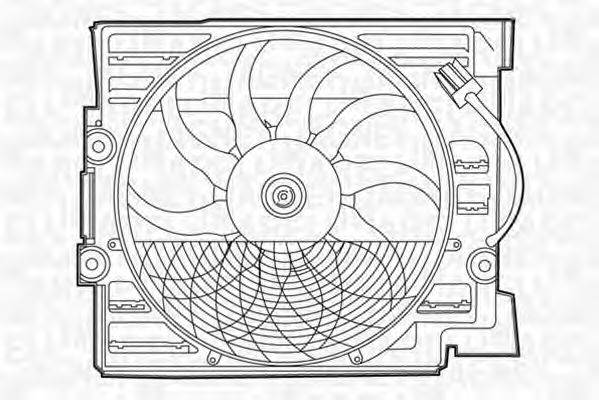 GERI 959028 Вентилятор, охолодження двигуна